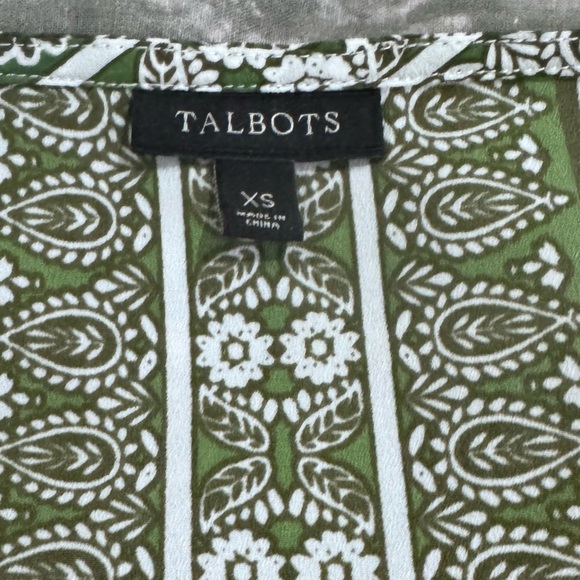 Talbots Multicolor Patterned Top - Picture 6 of 9